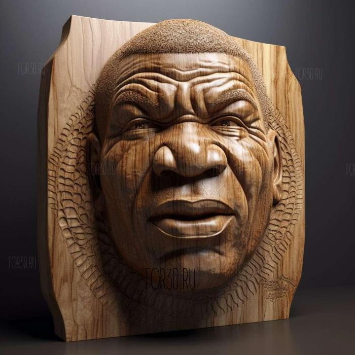 mike tyson 3 stl model for CNC